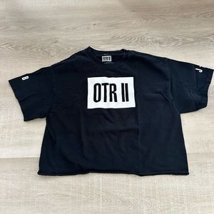Beyonce OTR II Crop Top Size M